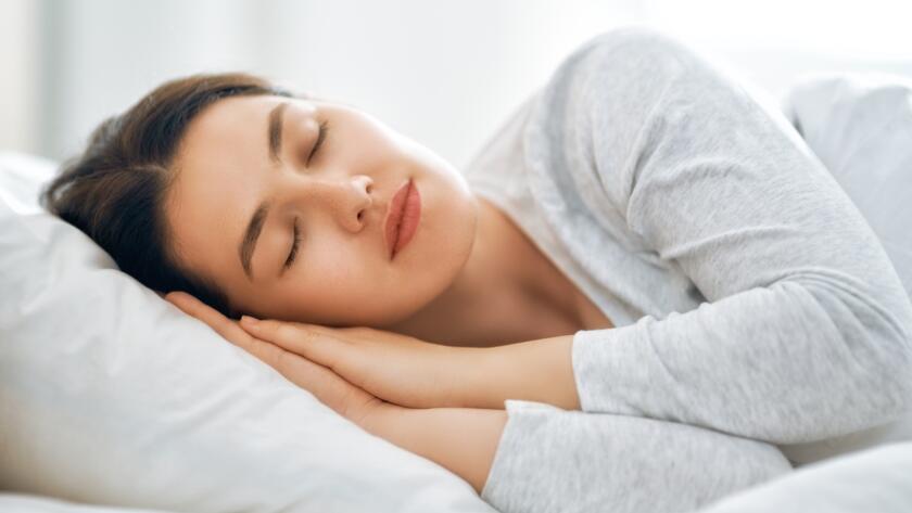 sleeping woman