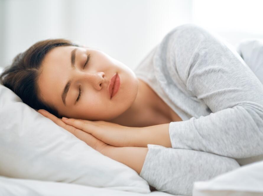sleeping woman